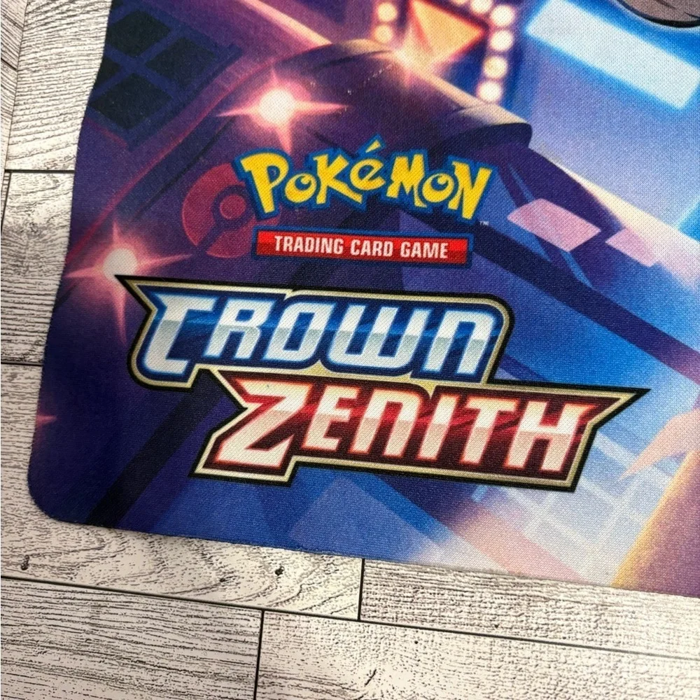 Pokemon Crown Zenith keyboard mat with Black and Pink Design